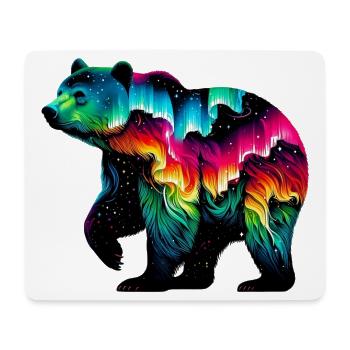Ours - Tapis de souris (format paysage) - blanc - Devant