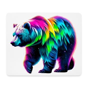 Bär - Mousepad (Querformat) - Weiß - Vorne