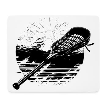 Lacrosse sticks - Mouse Pad (horizontal) - white - Front