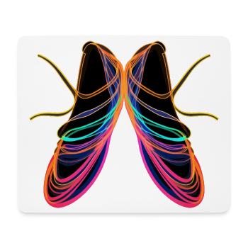 Ballet Shoes Steamwave Art - Mouse Pad (horizontal) - white - Front