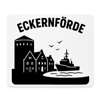 eckernförde schleswig holstein - Mousepad (Querformat) - Weiß - Vorne