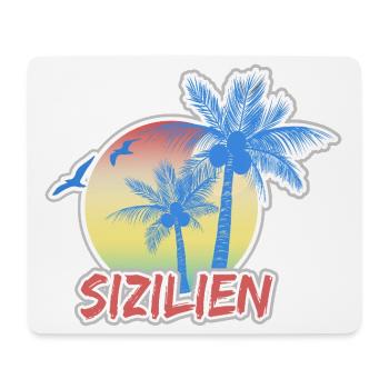 Sicily as a holiday - Mouse Pad (horizontal) - white - Front