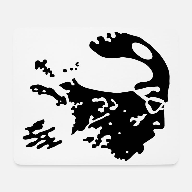 Schwimmer - Mousepad (Querformat) - Weiß