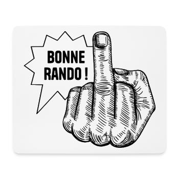 Bonne Rando ! - Tapis de souris (format paysage) - blanc - Devant