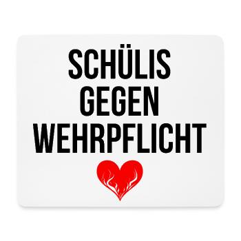 Students against conscription - Mouse Pad (horizontal) - white - Front