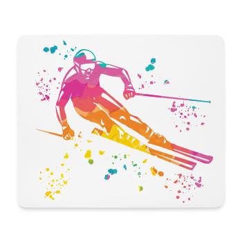 Alpine skiing Winter sports Nordic skiing - Mouse Pad (horizontal) - white - Front