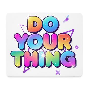 Do Your Thing Color Explosion - Mouse Pad (horizontal) - white - Front