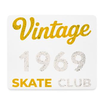 Vintage 1969 Skate Club Retro Birth Year Gift - Mouse Pad (horizontal) - white - Front