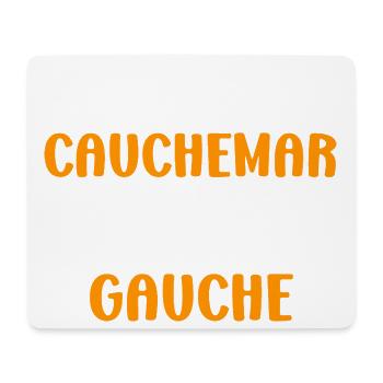 J'ai fais un Cauchemar j'étais de Gauche - Tapis de souris (format paysage) - blanc - Devant