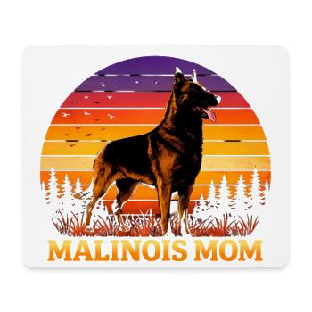 Maman malinoise - Tapis de souris (format paysage) - blanc - Devant