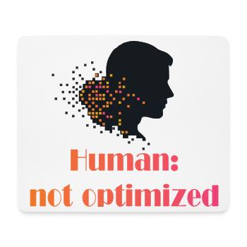 Nicht optimiert - Mousepad (Querformat) - Weiß - Vorne