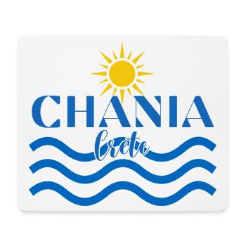 Chania Kreta Sonne und Wellen - Mousepad (Querformat) - Weiß - Vorne
