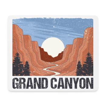 Grand Canyon National Park Hiking - Mouse Pad (horizontal) - white - Front