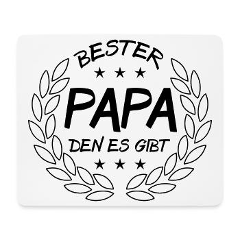Bester Papa den es gibt - Mousepad (Querformat) - Weiß - Vorne