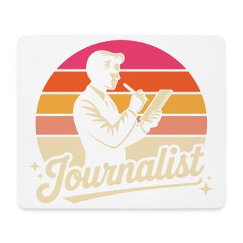 Journalist - Mousepad (Querformat) - Weiß - Vorne