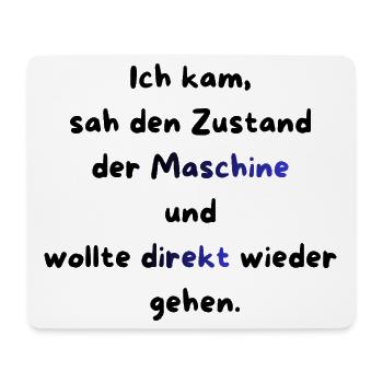 Instandhaltung T-Shirt Lustiges Geschenk Handwerk! - Mousepad (Querformat) - Weiß - Vorne