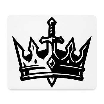 Crown Sword - Mouse Pad (horizontal) - white - Front