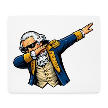 Dabbing George Washington - Mousepad (Querformat) - Weiß - Vorne