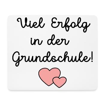 Einschulung Grundschule Schulkind - Mousepad (Querformat) - Weiß - Vorne