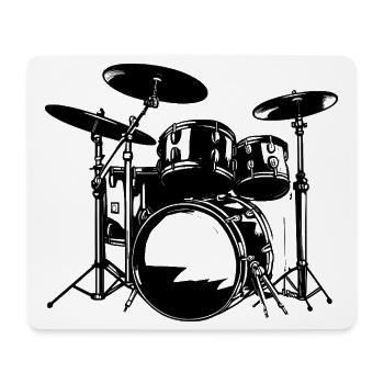 percussion - Mouse Pad (horizontal) - white - Front