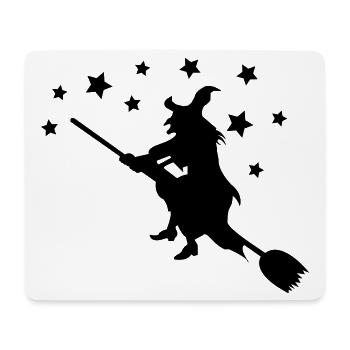 Hexe - Mousepad (Querformat) - Weiß - Vorne