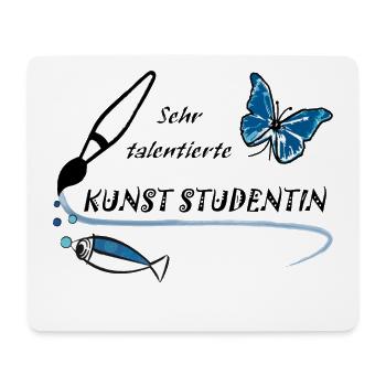 Sehr talentierte Kunst Studentin - Mousepad (Querformat) - Weiß - Vorne