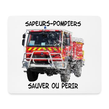 ccf speichern oder untergehen - Mousepad (Querformat) - Weiß - Vorne
