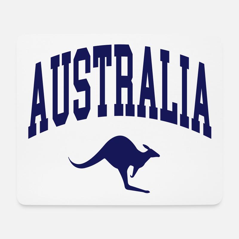 Australia - Mouse Pad (horizontal) - white