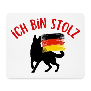 I am German  - Tapis de souris (format paysage) - blanc - Devant