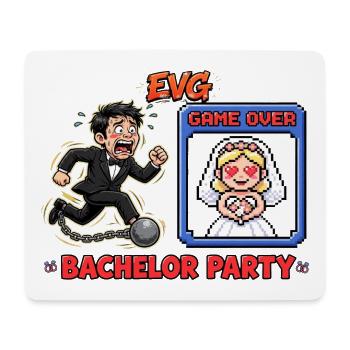 Junggesellinnenabschied, Hochzeit, Comedy-Hochzeit, Team des Bräutigams - Mousepad (Querformat) - Weiß - Vorne