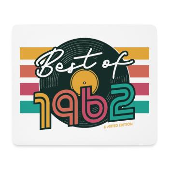 1962 Vintage Jahrgang Best of Geburtstag Geschenk - Mousepad (Querformat) - Weiß - Vorne