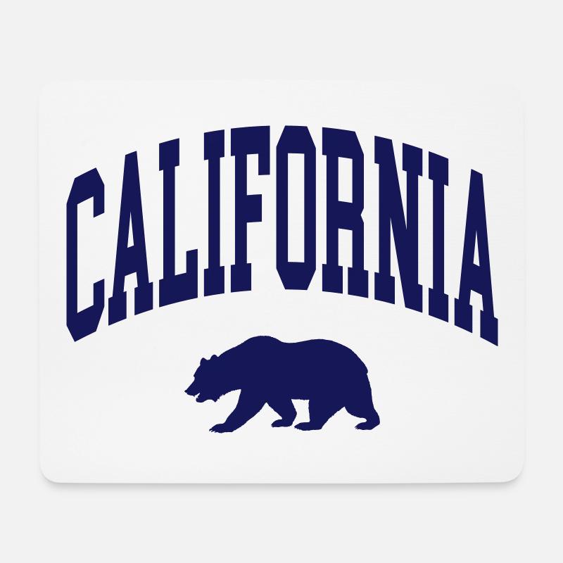 California - Mouse Pad (horizontal) - white