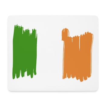 Irland Fahne Reisen - Mousepad (Querformat) - Weiß - Vorne