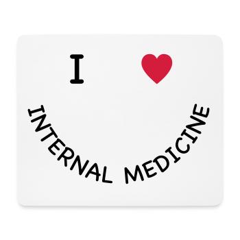I love internal medicine - Mouse Pad (horizontal) - white - Front