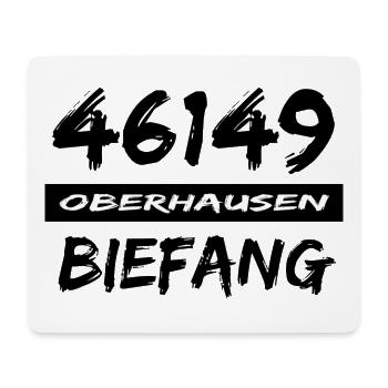 46149 Oberhausen Biefang - Mousepad (Querformat) - Weiß - Vorne