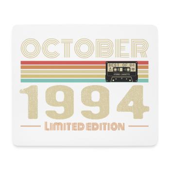 Birthday October 1994 - Birthday October 1994 - Mouse Pad (horizontal) - white - Front