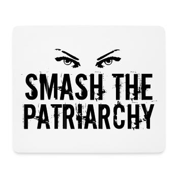Smash the Patriarchy Feminist - Mouse Pad (horizontal) - white - Front