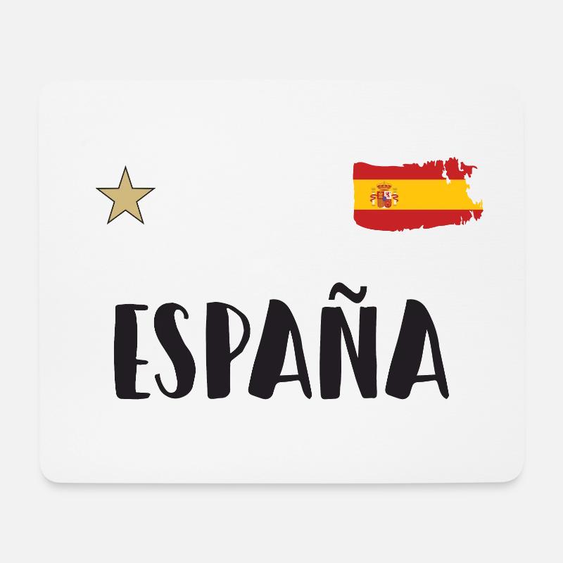 Spanien Fußball Trikot Spanische Flagge - Mousepad (Querformat) - Weiß