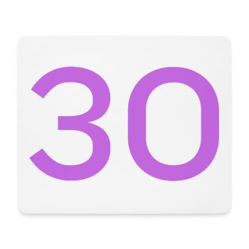 30 - Tapis de souris (format paysage) - blanc - Devant