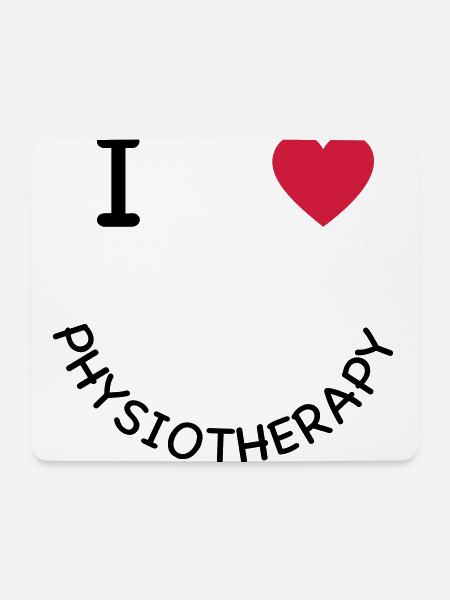 Physiotherapie - Mousepad (Querformat) - Weiß
