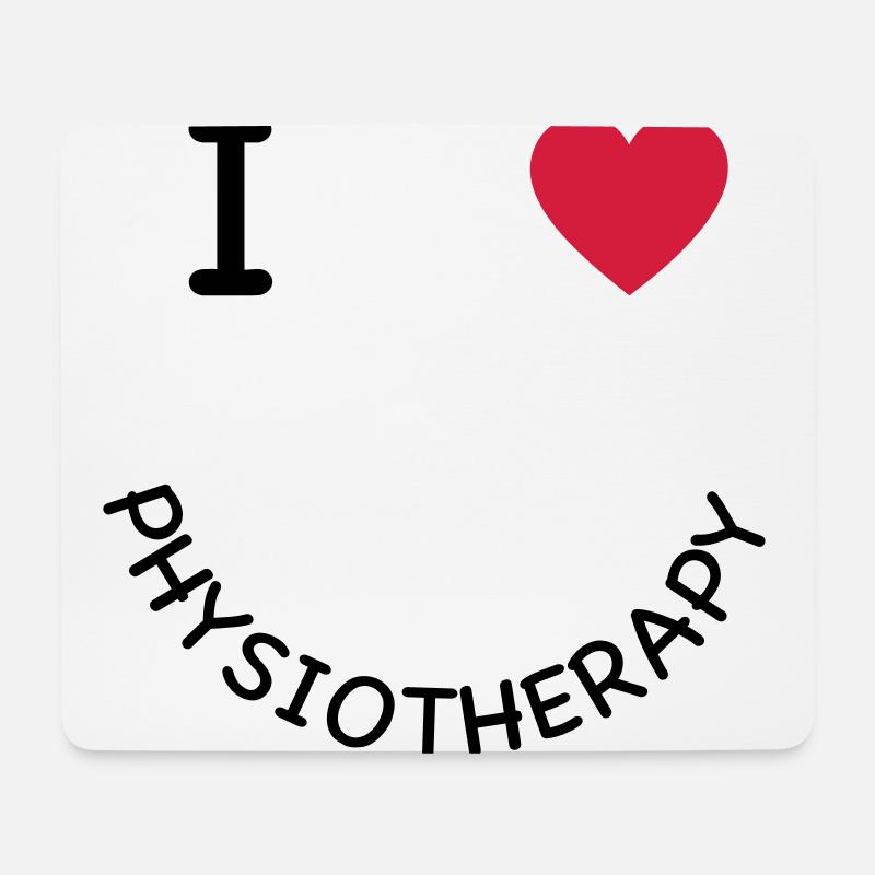 Physiotherapie - Mousepad (Querformat) - Weiß