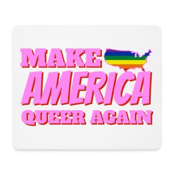 pride america queer gay lesbian love USA ÉTATS-UNIS - Tapis de souris (format paysage) - blanc - Devant