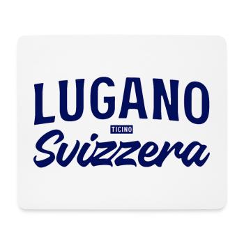 Lugano Svizzera Script Design - Mouse Pad (horizontal) - white - Front