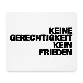 frieden - Mousepad (Querformat) - Weiß - Vorne