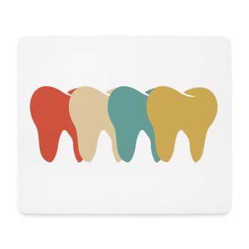 Geschenk Zahnarzt - Mousepad (Querformat) - Weiß - Vorne