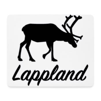 Laponie Renne Sverige Nord Suède Suède - Tapis de souris (format paysage) - blanc - Devant