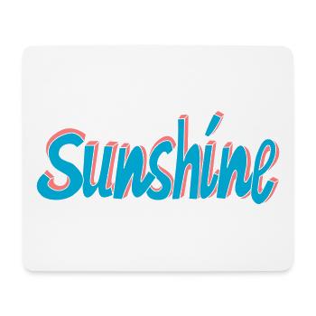Sunshine - Mousepad (Querformat) - Weiß - Vorne
