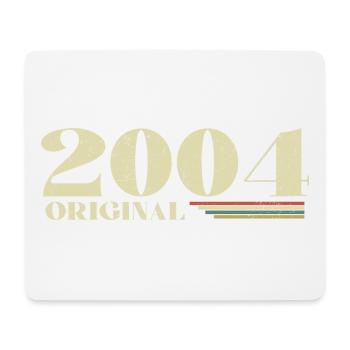 Original 2004 Jahrgang 2004 Retro Jubiläum 2004 - Mousepad (Querformat) - Weiß - Vorne