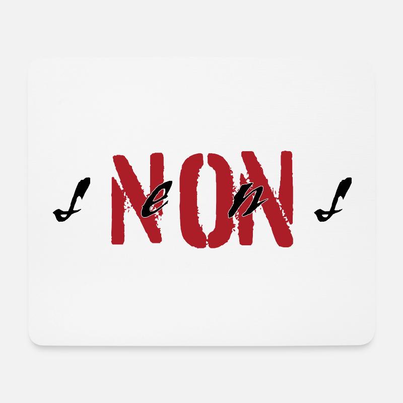 Password NONSENSE - Mouse Pad (horizontal) - white