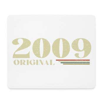 Original 2009 Vintage 2009 Retro Anniversary 2009 - Mouse Pad (horizontal) - white - Front